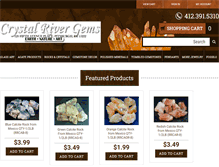 Tablet Screenshot of crystalrivergems.com